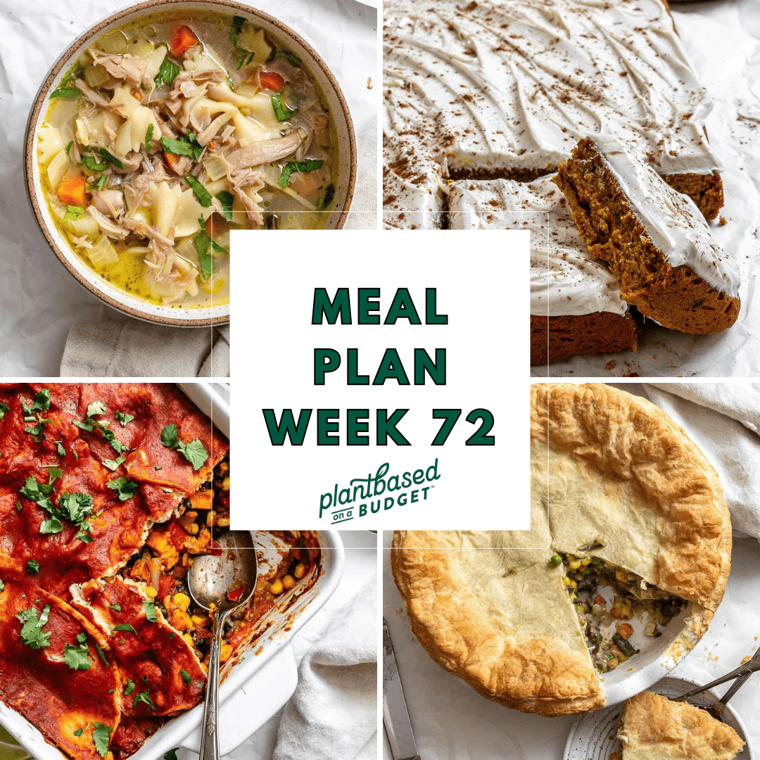 Week 72 Meal Plan
