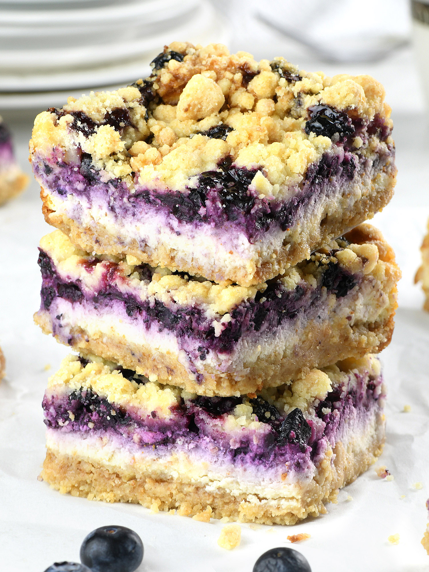 Blueberry Cheesecake Bars