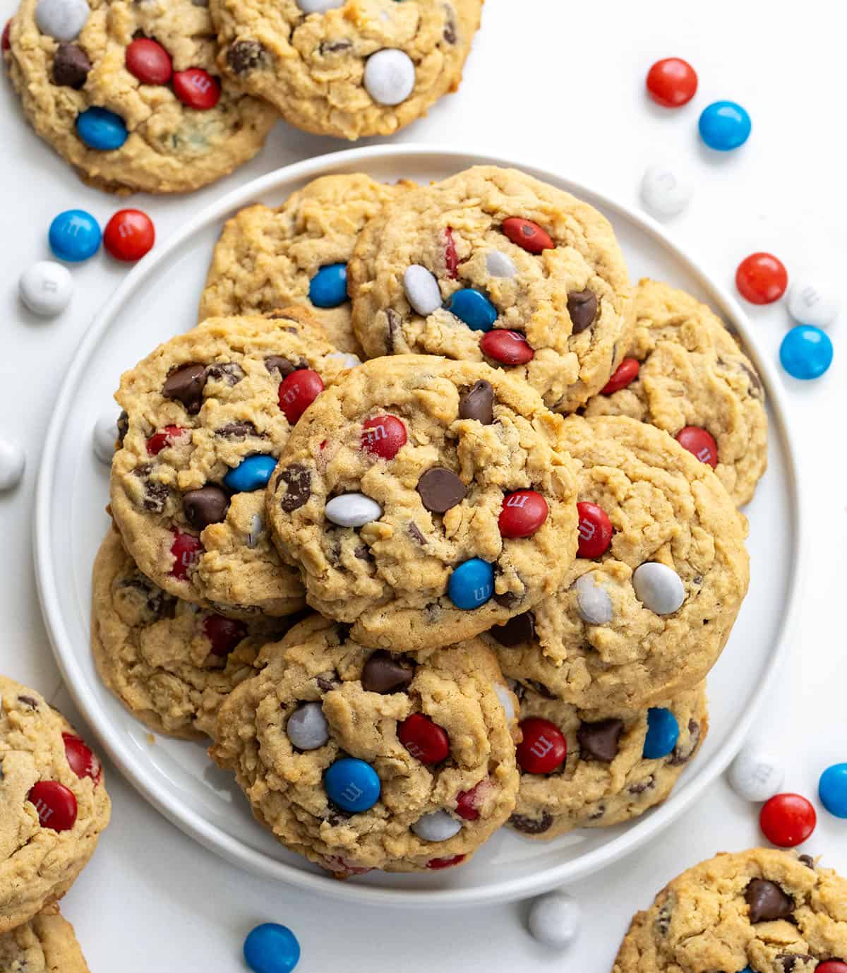 Patriotic Monster Cookies