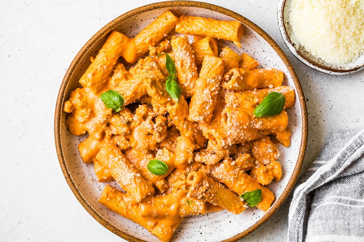 High Protein Cottage Cheese Pasta (34g Protein!)