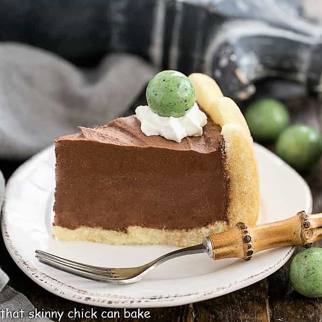 Irish Chocolate Mousse Cake - No Bake St. Pat
