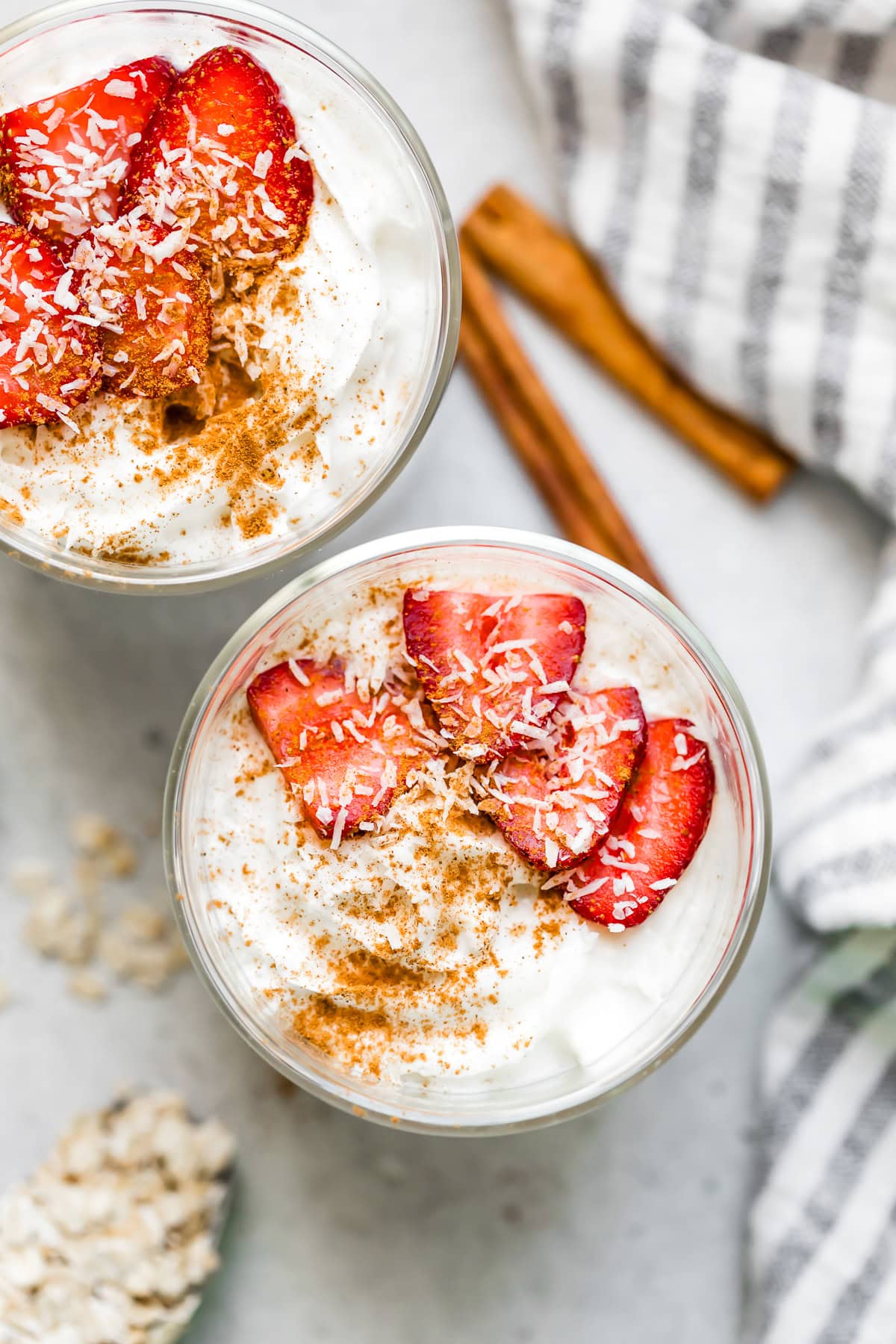 Tres Leches Overnight Oats (High-Protein, High-Fiber Breakfast)