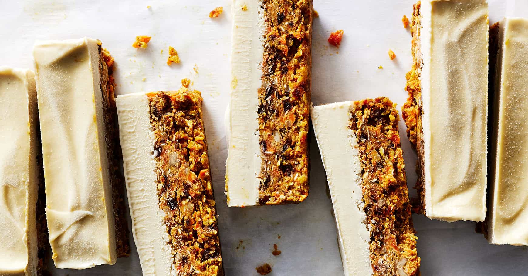 The viral no-bake carrot cake bars I