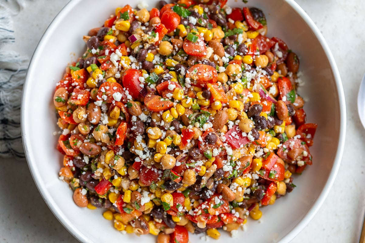 Hearty Southwest Bean Salad (Perfect for Meal Prep)