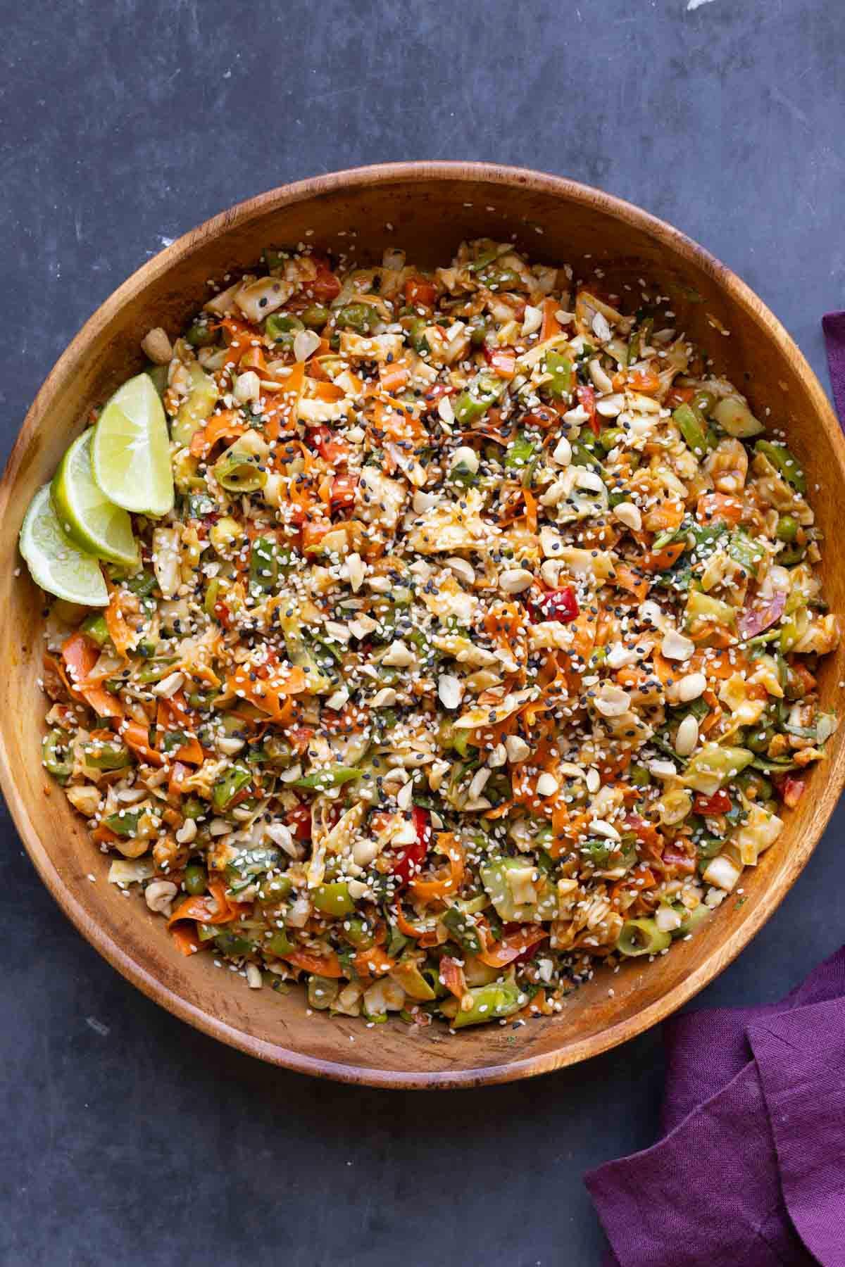 Crunchy Peanut Gochujang Salad