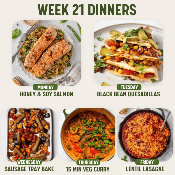 Week 21 Dinners - 1/6/26
