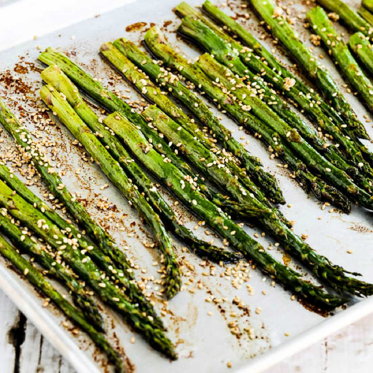 Asparagus with Soy-Sesame Glaze