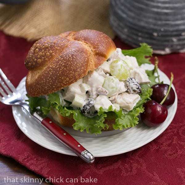Chicken Salad with Grapes - Creamy & Tasty! - That Skinny Chick Can Bake
