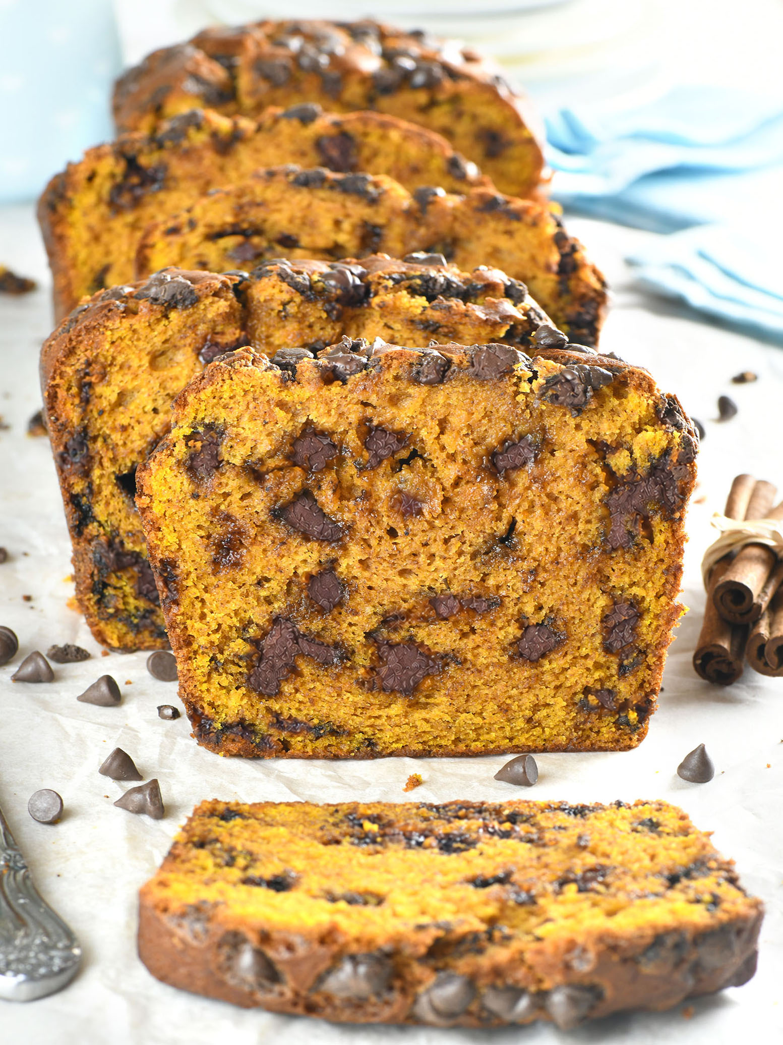 Pumpkin Chocolate Chip Bread