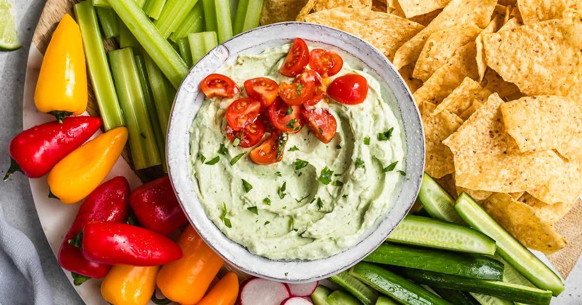 Whipped Avocado Cottage Cheese Dip Packed With Protein and Fiber
