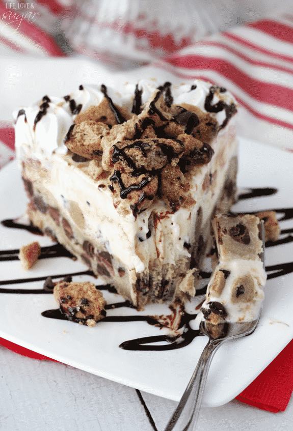 Chocolate Chip Cookie Ice Cream Cake | Cookie Cake Recipe