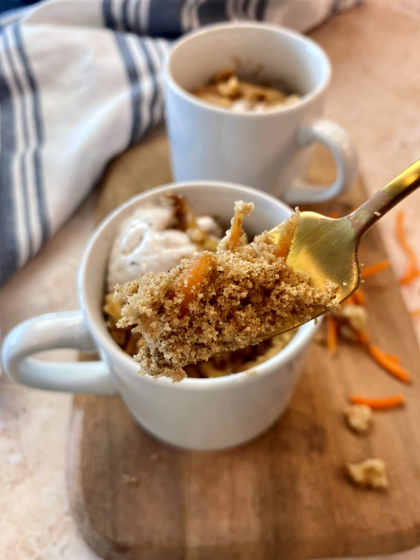 Vegan Carrot Mug Cake