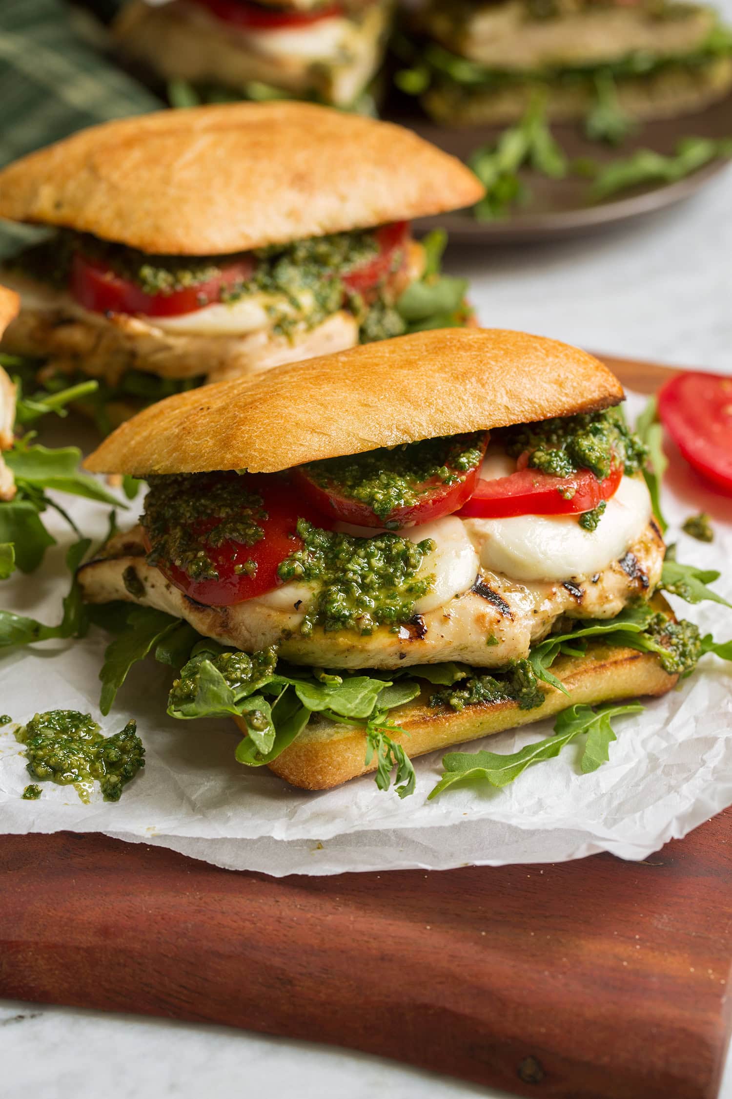 Chicken Pesto Sandwich - Cooking Classy