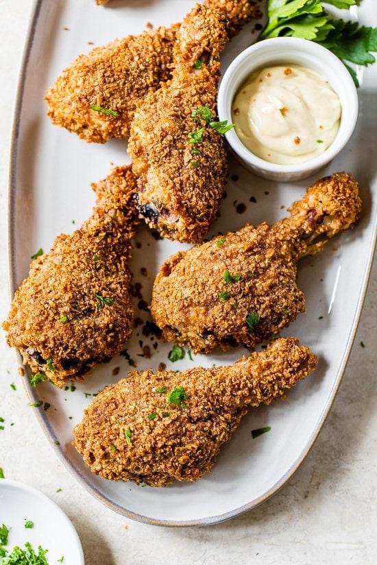 Healthy Oven Fried Chicken Recipe