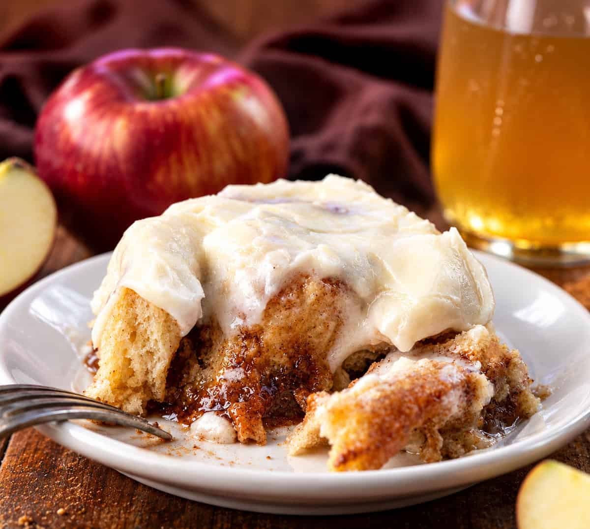 Apple Cider Cinnamon Rolls