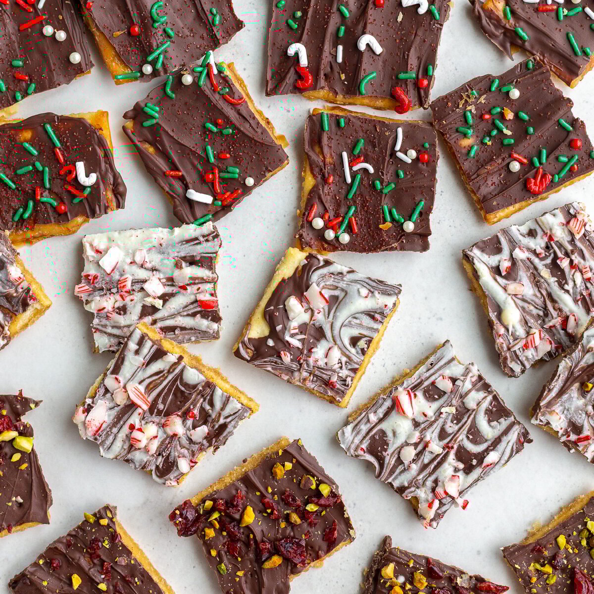 Christmas Cracker Candy (Saltine Toffee Bark!) - Food with Feeling