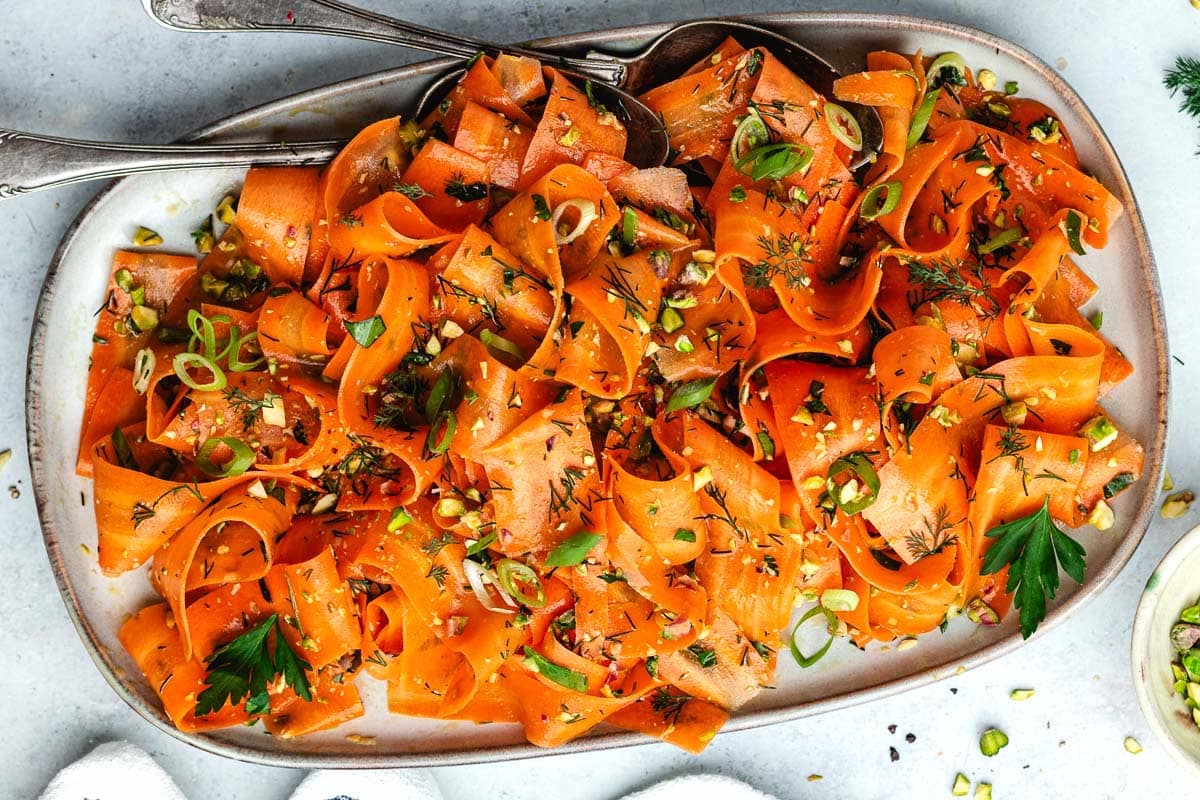 Celebrate Spring with This Bright Carrot Ribbon Salad