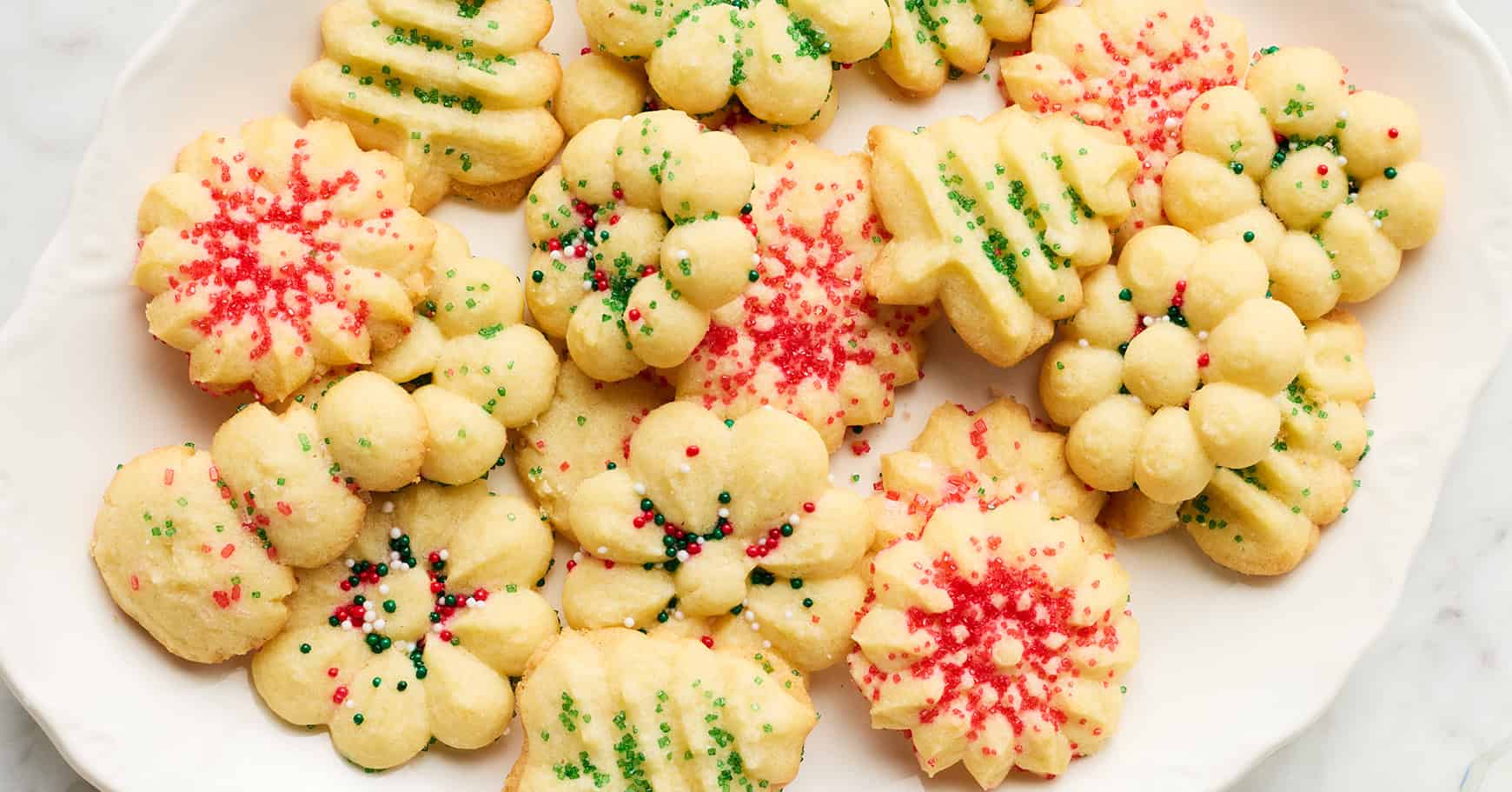 These spritz cookies are so good, my family