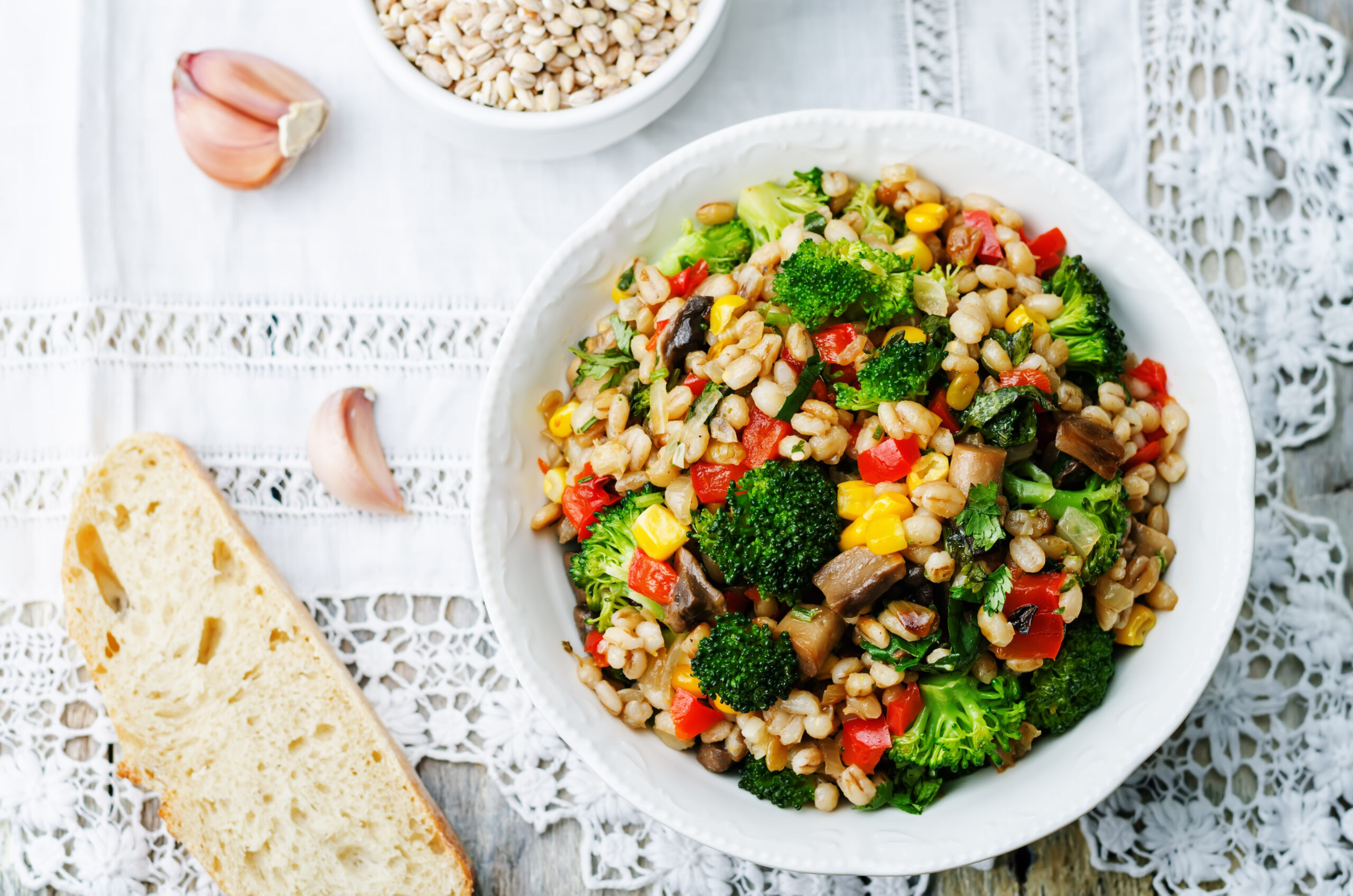 Barley Salad with Roasted Vegetables