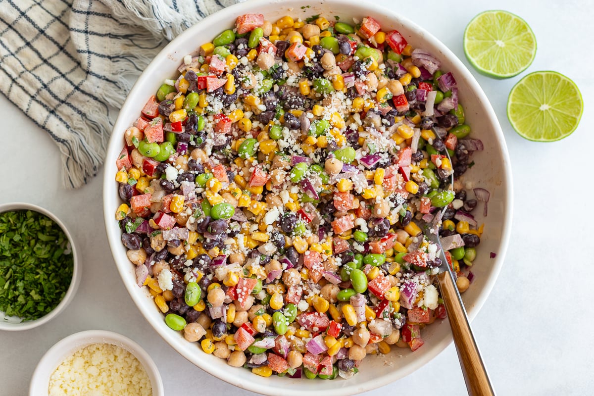 The Mexican Street Corn Dense Bean Salad of your dreams