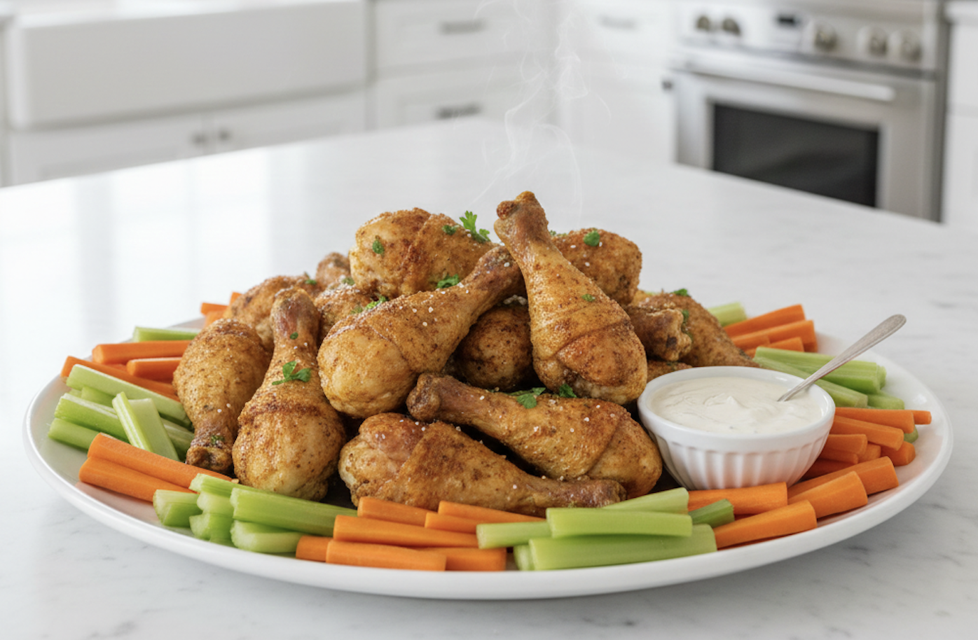 Air Fryer Ranch Chicken Drumsticks