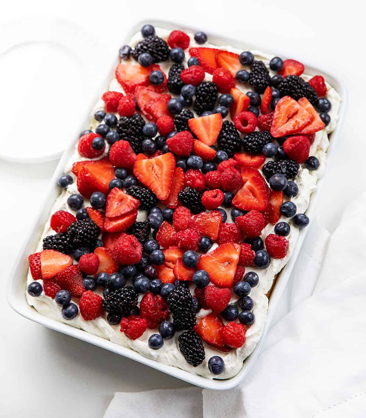 Berries & Cream Sheet Cake