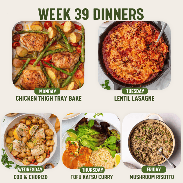 Week 39 Dinners - 5/10/26