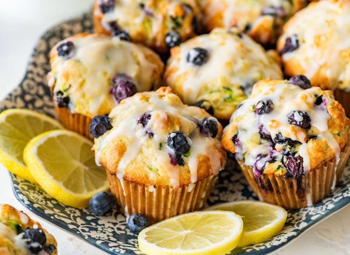 These Lemon Blueberry Zucchini Muffins Are Summer Perfection