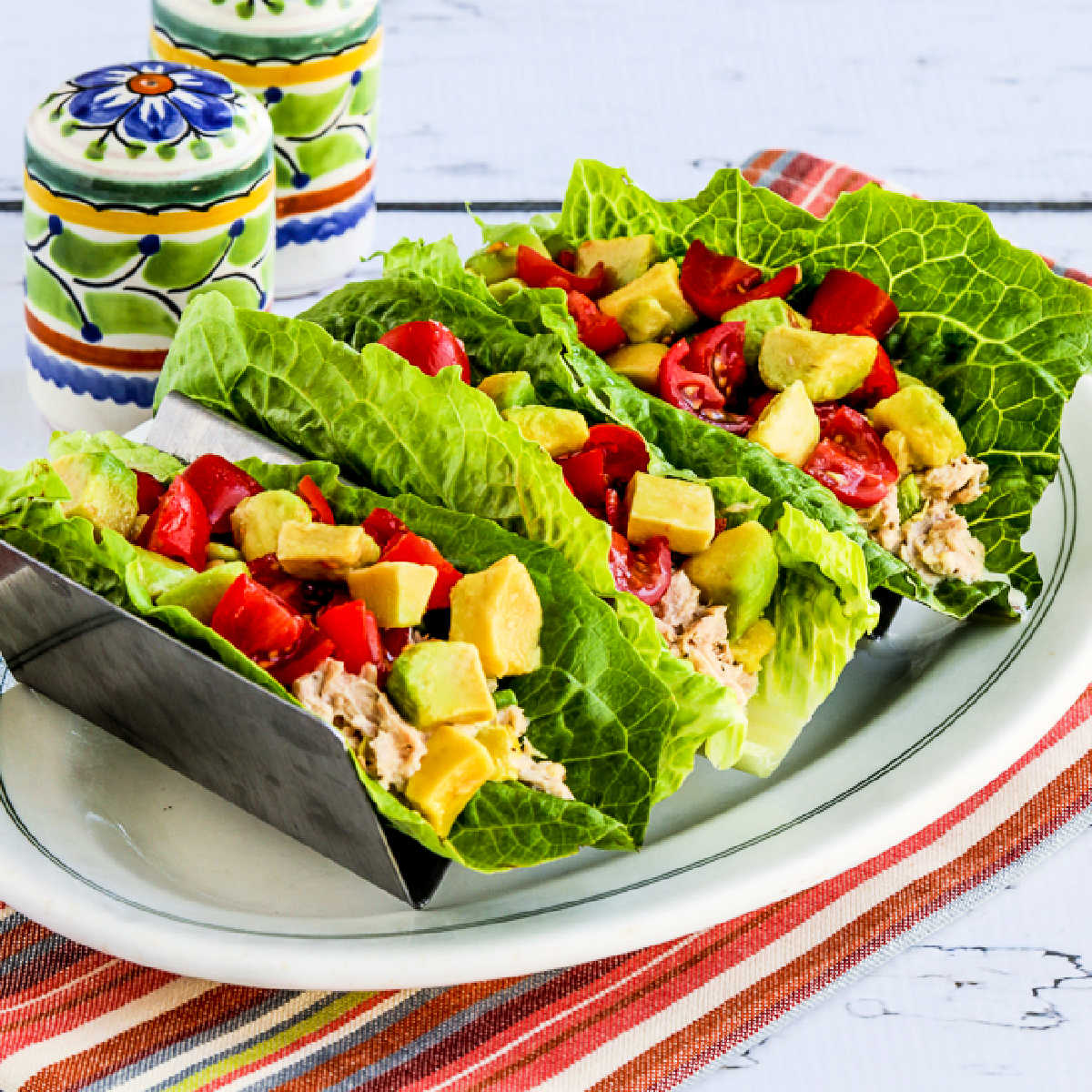 Tuna Salad Lettuce Wraps