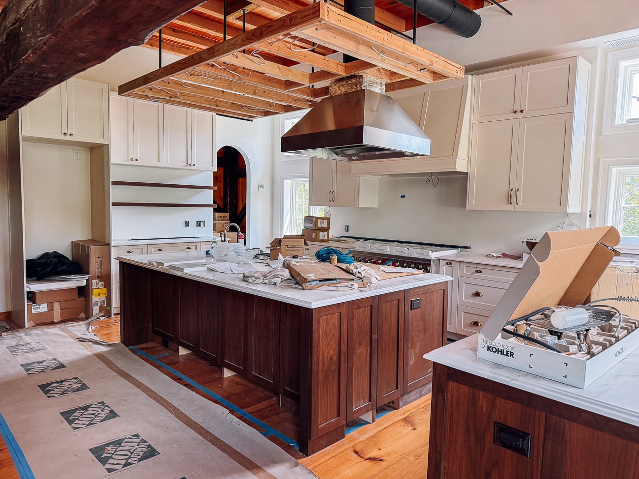 Turning a Historic Barn into a Dream Kitchen & Studio Space!