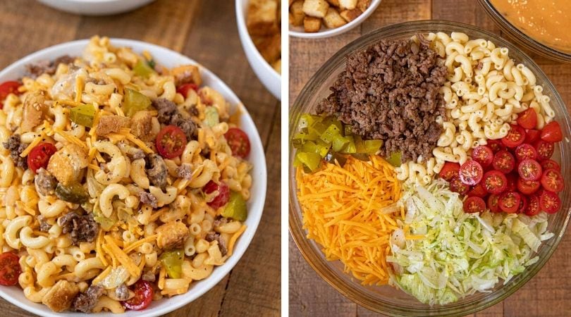 Big Mac Pasta Salad Recipe - Dinner, then Dessert Big Mac Pasta Salad Recipe - Dinner, then Dessert