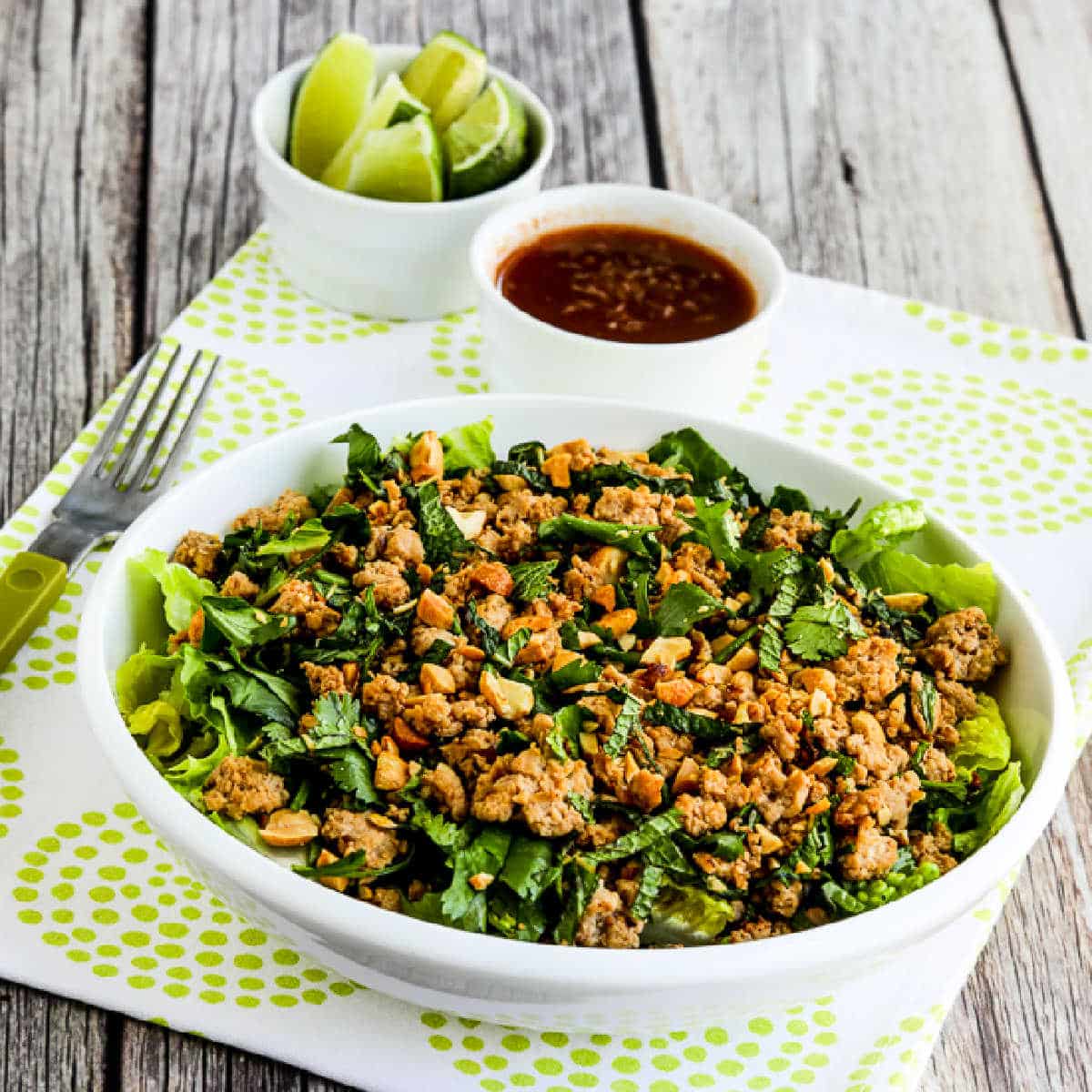 Thai-Inspired Turkey Larb Salad