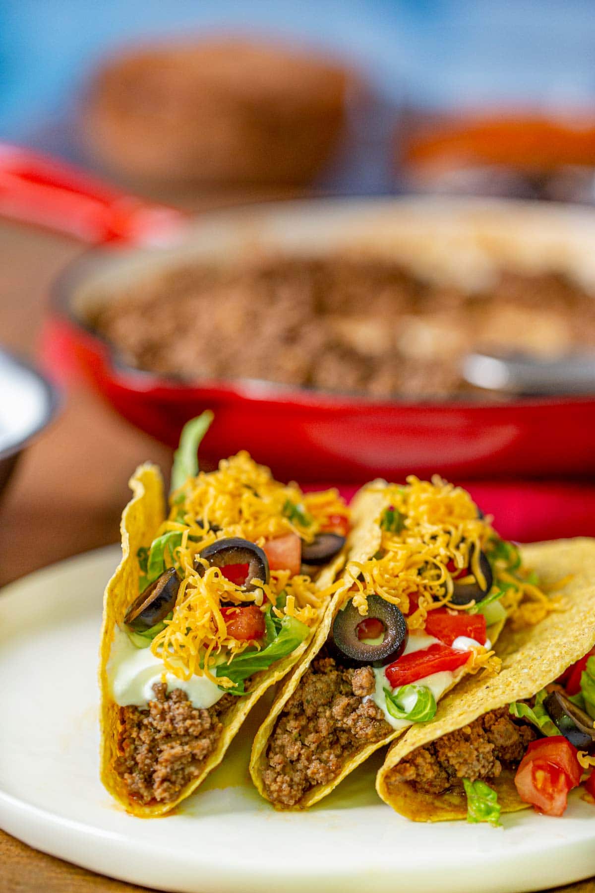Ground Beef Tacos Recipe (Homemade Seasoning!) - Dinner, then Dessert Ground Beef Tacos Recipe (Homemade Seasoning!) - Dinner, then Dessert