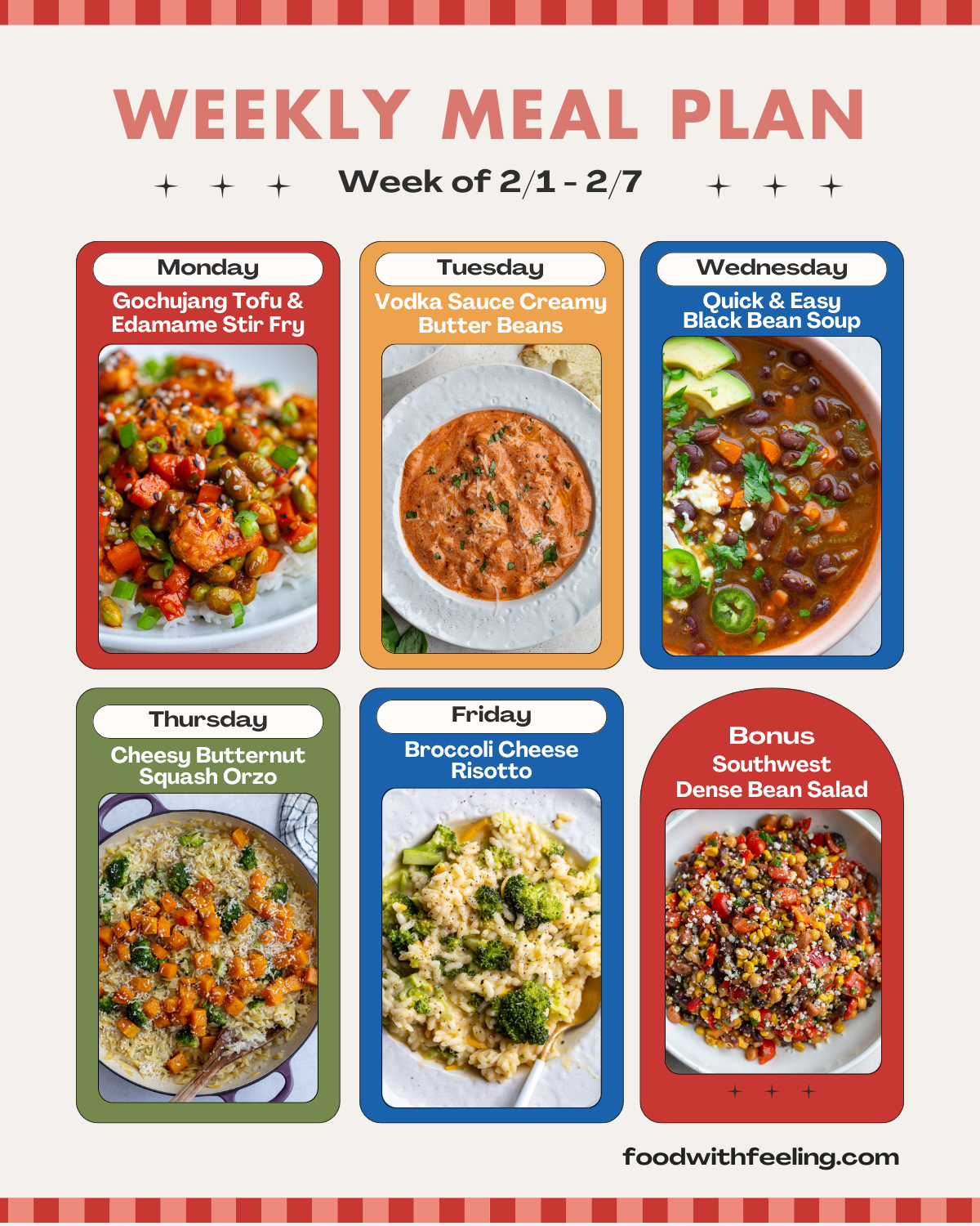Meal Plan #31 - Food with Feeling