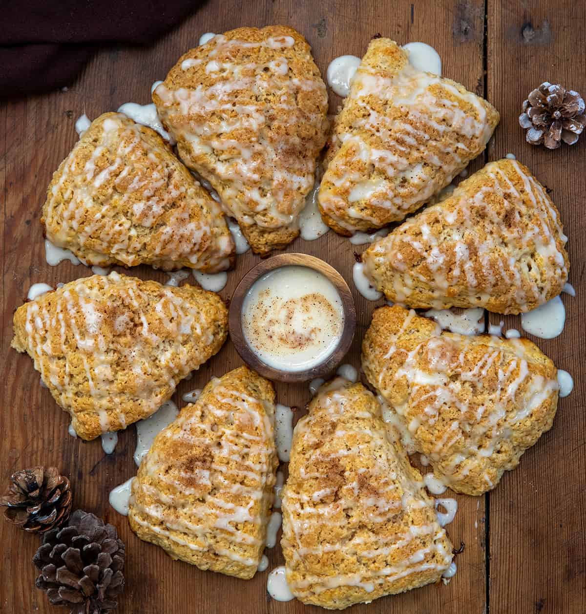 Eggnog Scones