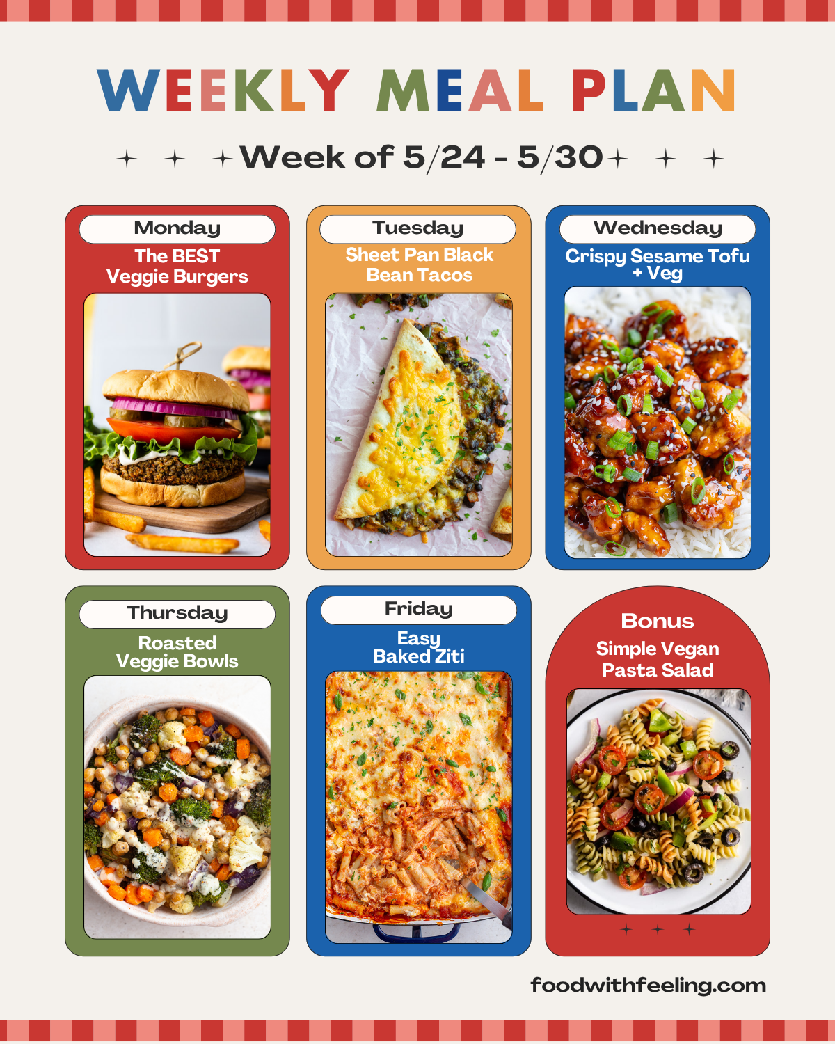 Meal Plan #44 - Food with Feeling