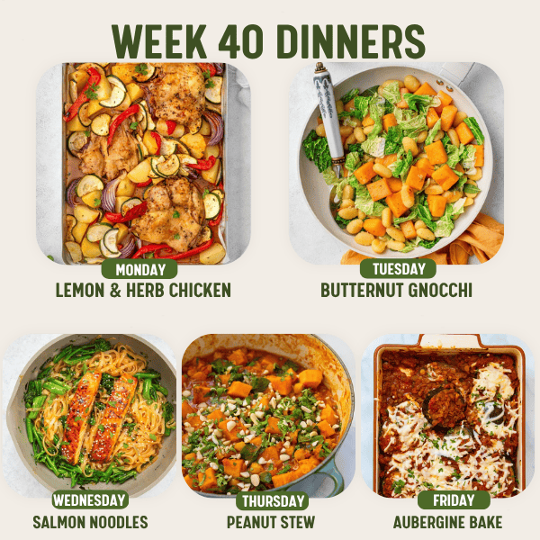 Week 40 Dinners - 12/10/26