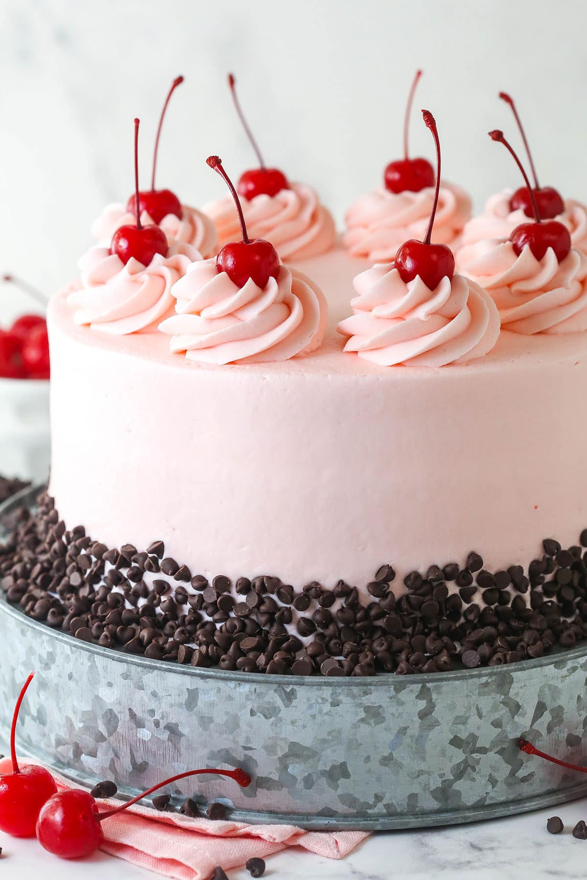 Best Cherry Chocolate Chip Cake