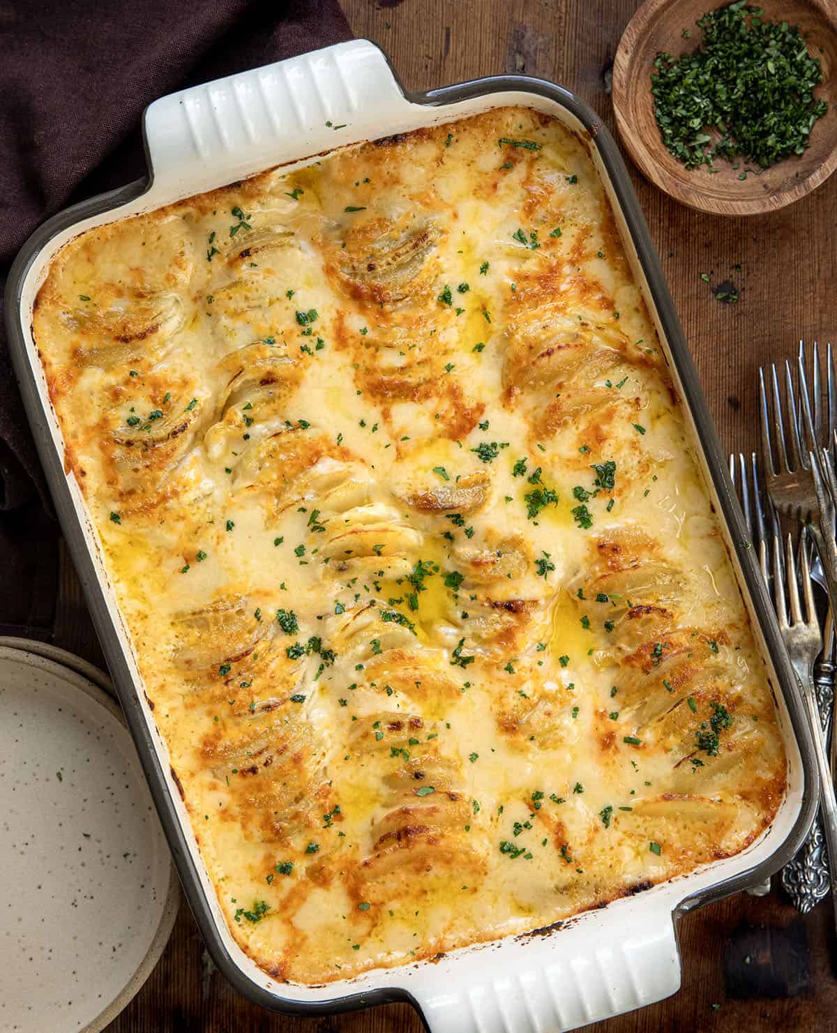 Cheesy Scalloped Potatoes for a Crowd