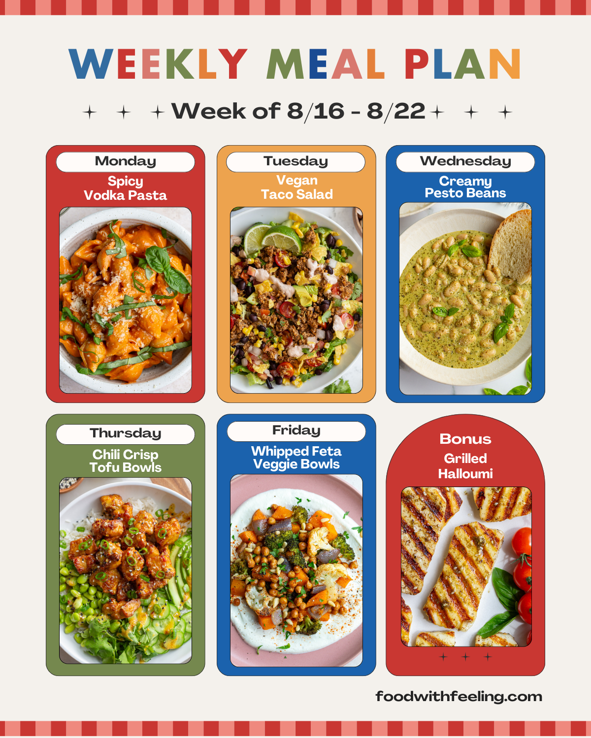Meal Plan #50 - Food with Feeling