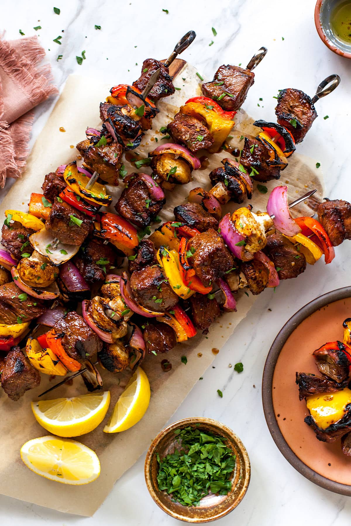 Steak Kabobs {With Steak Marinade} - Two Peas & Their Pod Steak Kabobs {With Steak Marinade} - Two Peas & Their Pod
