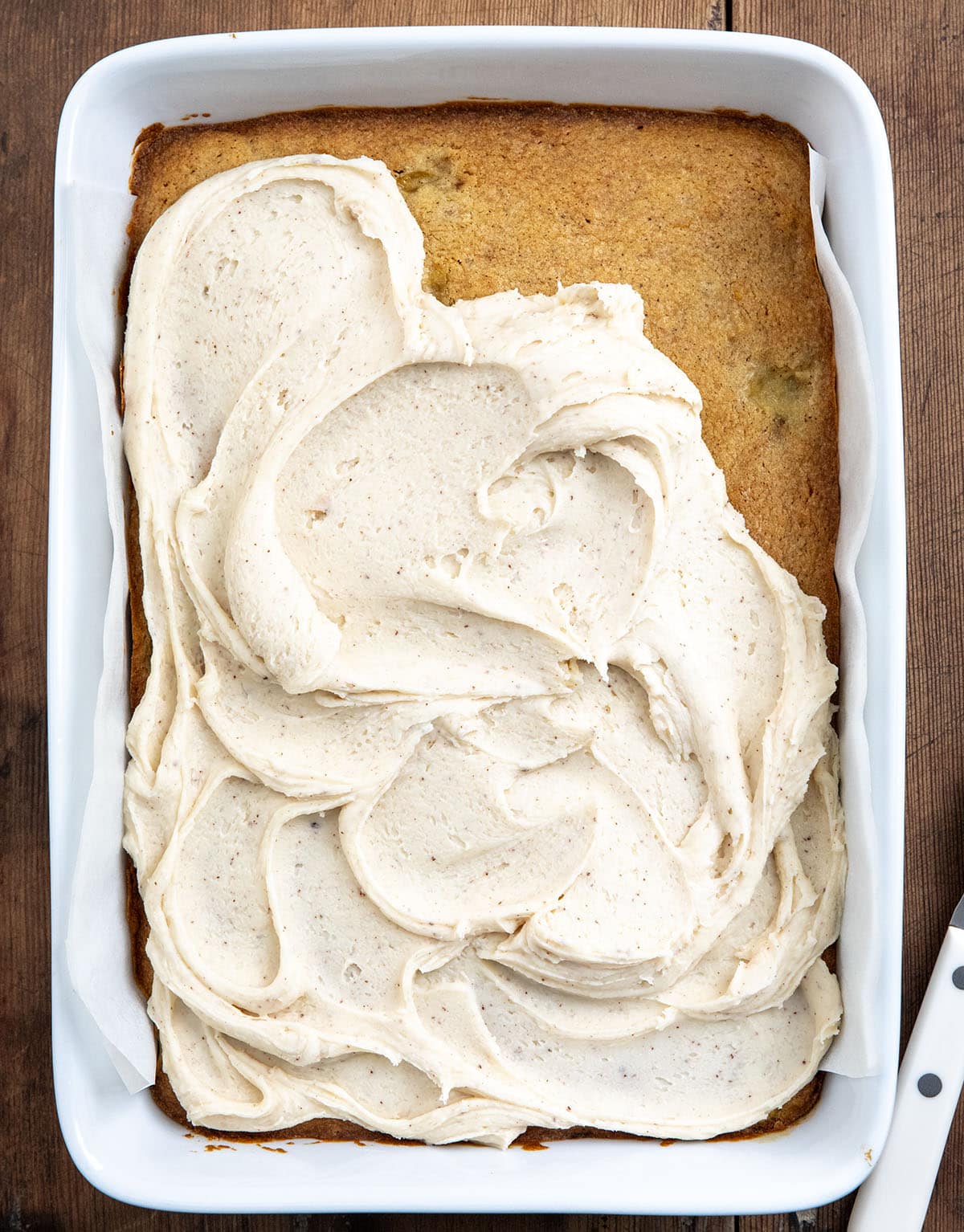 Browned Butter Banana Bars with Browned Butter Frosting