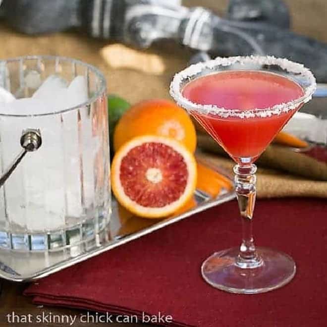 Blood Orange Margaritas - A Stunning Cocktail! - That Skinny Chick Can Bake