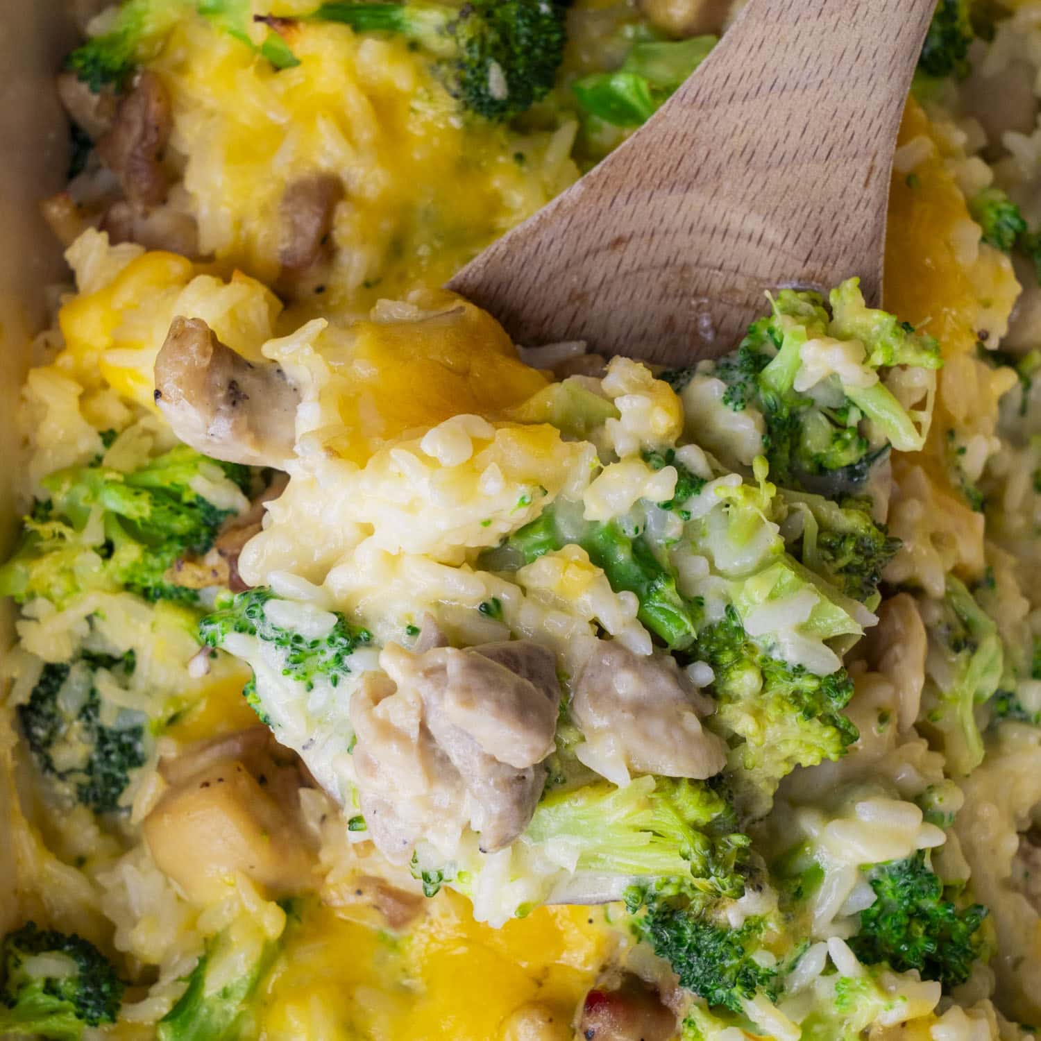 Cheesy Velveeta Chicken Broccoli Rice Casserole