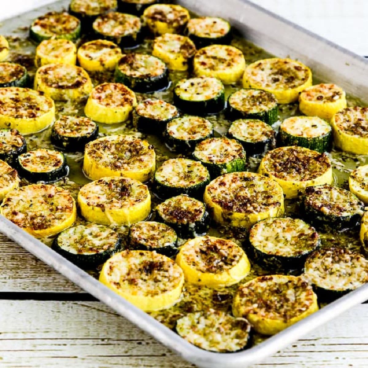 Summer Squash with Pesto and Parmesan