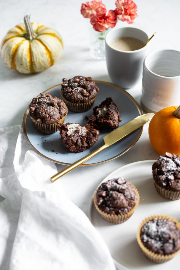 One Bowl Pumpkin Chocolate Muffins (Vegan + Gluten-free)  Oh She Glows