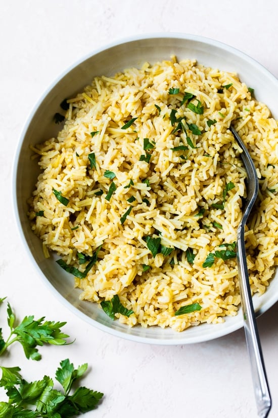 Easy Rice Pilaf (Healthy Homemade Rice-a-Roni)