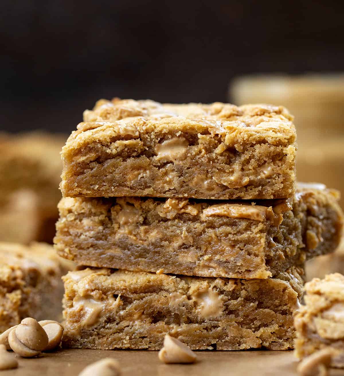 Peanut Butter Overload Blondies