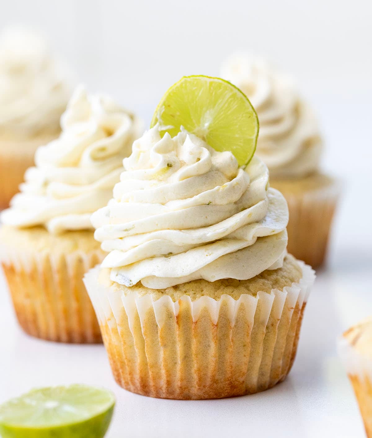 Key Lime Cupcakes with Key Lime Frosting