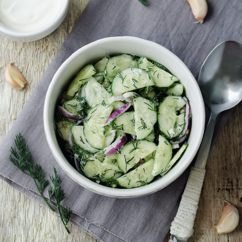 Creamy Cucumber Salad
